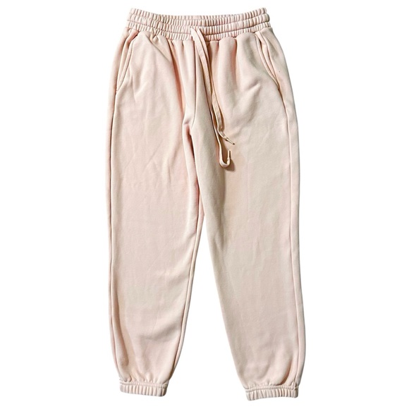 Fabletics High Rise Go-To Classic Sweatpant Jogger Pink Size Medium - Picture 2 of 11